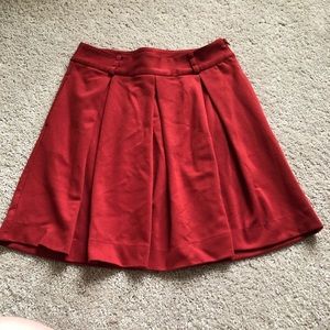 Burgundy Pleated Skirt Tommy Hilfiger Size 2